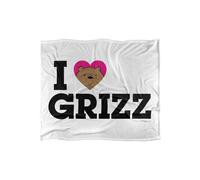 Cartoon Network We Bare Bears Heart Grizz Silky Touch Super Soft Throw Blanket 152 X 127 cm in White Cartoon Network White 152 X 127 cm