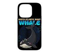 Cartoon North Atlantic Right Whale Sea Animal Cute Whales Case for iPhone 14 Pro