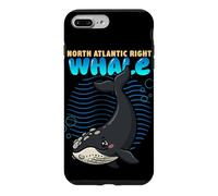 Cartoon North Atlantic Right Whale Sea Animal Cute Whales Case for iPhone 7 Plus/8 Plus