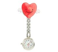 Cartoon Nurse Clip Watch Movement Nurse Hanging Watch Lovely Doctor Clip Suitable for Healthcare Workers Light Weight Timepiece