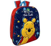 CARTOON Nursery Backpack, 3D Embossed Images, School Bag, Leisure Bag, Kids Backpack, Winnie The Pooh, 32 x 27 x 9 cm, Cartoon