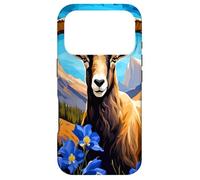 Cartoon Of A Colorado Bighorn Sheep Blue Columbine Case for iPhone 17 Pro