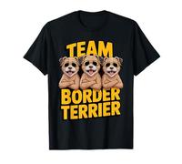 Cartoon Otter Head Pet Dog Breed Cool Team Border Terrier T-Shirt