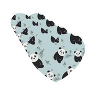 Cartoon Panda Bear Car Air Freshener Cards for Women Men 4 Pack Cute Car Accessories Long Lasting Scent Car Diffuser Hanging Auto Aromatherapy Tablets Car Fresheners Gifts