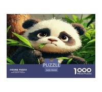 Cartoon Panda Jigsaws 1000 Piece Ideal for Adults, Teens, And Kids Learning Educational Games Cute Animals Home Decoration 70x50cm/1000pcs