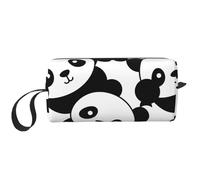 Cartoon Panda Makeup Bag Water Resistant Travel Toiletry Organizer for Women Men Cute Animal Cosmetic Storage Pouch with Zipper Portable Small Tool Bag