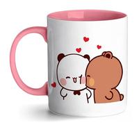 Cartoon Panda Mug, Ceramic Coffee Cup for Home and Office, Cute Mug of Bubu Dudu, Premium Tea Cup for Coffee Cold & Hot Drinks, Ideal Gift for Birthday Valentine's Day Present Daily Use