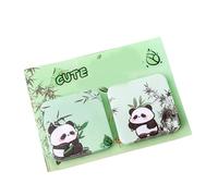 Cartoon Panda Notes 60Sheets Adheive Note Paper 50x50mm Small Notepads Pocket Memo Pad for Writing Journaling Student Note Pad