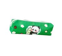 Cartoon Panda Pencil Case Zippered Pencil Bag for Student Adult Large Capacity Pen Pouches Travel Cosmetic Storage Bag Fashionable Makeup Holder