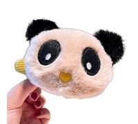 Cartoon Panda Ponytail Holder Lovely Panda For Head Hair Tie Elastic Scrunchies Plush Panda Hair Clip Animal Barrette