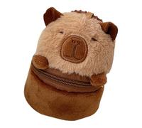 Cartoon Panda Storage Bag Beautiful Capybara Coin Purse Pendant Headphone Case Plush Wallets Coin Bag Small Purse, Kapibala, Mass beauty