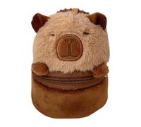 Cartoon Panda Storage Bag Lovely Capybara Coin Purse Pendant Headphone Case Plush Wallets Coin Pouches Small Money Bag