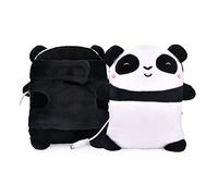 Cartoon Panda USB Electric Heated Gloves Animal Fingerless Winter Laptop Hand Warmer Heating Plush Mittens