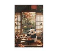 Cartoon Pandas 200 Piece Jigsaw Puzzles for Adults Colourful Fun Challenging & Brainteasing Educational Learning Gift Present for Children Boys Girls 200 Piece Puzzle for Adults