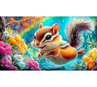 cartoon-pattern 1000 Pieces Jigsaw Puzzle Old Kids Birthday Presents Challenging Puzzle Games 38x52cm/1000pcs