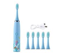 Cartoon Pattern Automatic Electric Toothbrush For Children Kids Boys And Girls IPX6 Grade