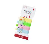 Cartoon Pattern Cable Strap Nylon Wire Management Cable Tie for Earphone Phone Chargers Electronics Cord Practical Strap Wire Tie