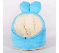 Cartoon Pattern Hamster & Small Pet Animal House Cage Accessories Hideout Cotton Nest for Autumn Winter Pet Keeping Warm Guinea Pig Rats (D)