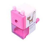 Cartoon Pattern Manual Pencil Sharpener Portable Cartoon Animal Kids Students Handheld Sharpener Lovely Portable Cutting Tool Office Student Supplies
