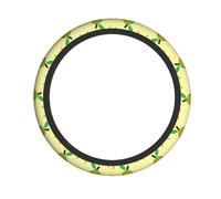 Cartoon pear Car Steering Wheel Cover - Automotive Accessories for All Kinds of Cars, Hard-Wearing Protective Cover with Non-Slip Lining.