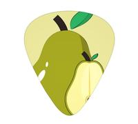 cartoon pear Printed guitar picks - three thicknesses: thin, medium and thick, suitable for electric guitar, bass and ukulele.