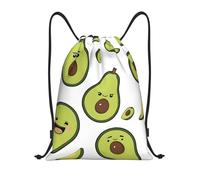 Cartoon Pears Title: Lightweight Drawstring Duffel Bag â€“ Water-Resistant Foldable Gym Sack with Adjustable Shoulder Strap, Ideal for Sports, Yoga, Travel and School