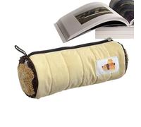 Cartoon Pencil Bag - 19 x 7 x 7 cm Large Bag, Durable Nylon Pencil Case with High Capacity and Stylish Cartoon Design | Pencil Case for School, Home, Office, Studies, Yellow, Siehe Beschreibung, See