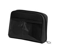 Cartoon Pencil Bag - Tabs on the Outside, 20cm Long Outer Wallet Storage Case, Multilayer Stationary Desk Caddy Waterproof Storage Bag, black, Siehe Beschreibung, See description