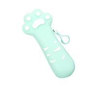 Cartoon Pencil Case, Cartoon Pencil Case, Cat Paw Stationery Case, Small Silicone Pencil Case, Creative Zipper Stationery Organizer for Adults, light green, see description, See description