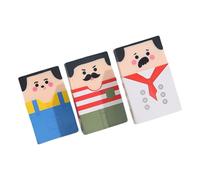 Cartoon Pencil Eraser Easy Erasing Erasers for Writing Drawing Novelty Balding Men Erasers for Student Kid Game Rewards Kids Art Eraser