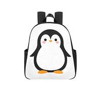 Cartoon Penguin Happy Backpacks for School 12.40x5.12x14.17inch Teen Backpack Multipurpose Casual Backpacking Backpack Business Travel School,Office