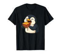Cartoon Penguin Lasagna Funny Italian Food T-Shirt
