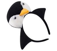 Cartoon Penguin Ocean Headband Cloth Black Kids Dress-up