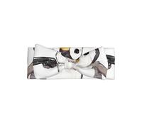 Cartoon penguin Printed Baby Headband, Soft and Breathable, Adjustable, Perfect for Baby Photos (0-6 Months)