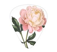 Cartoon Peony* Guitar Picks Pack Of 12,Comfortable Feel, Smooth Edges, Abrasion,Suitable For Guitar, Ukulele, Etc.