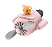 Cartoon Pet Aromatherapy Fan for Cars A Fun Addition to Your Driving Routine (A)