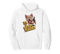 Cartoon Pet Dog Breed I'm with the crazy Australian Terrier Pullover Hoodie