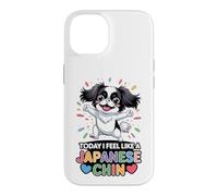 Cartoon Pet Dog Breed Today I feel like a Japanese Chin Case for iPhone 14