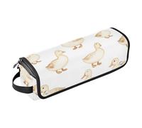 Cartoon Pet Duck Hot Hair Tools Travel Bag with Heat Resistant Mat Heating Tools Travel Bag Organizer for Flat Irons, Straighteners, Curling Irons Travel Bag for Women