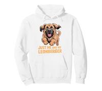 Cartoon Pet Lion Dog Breed Puppy Just me and my Leonberger Pullover Hoodie
