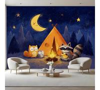 Cartoon Photo Wallpaper Children's Style 3D Wall Murals 150 x 105 cm | Peel and Stick Photo Wallpaper, Waterproof Large Photo Wallpaper for Living Room Bedroom Dormitory Hotel TV Background Wall