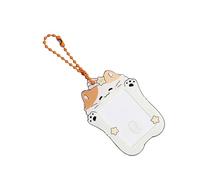 Cartoon Photocard Holder Keychain ID Card Protection Sleeve Credit Card Protector Pendant Korean Popular