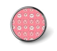 Cartoon Pig Heart Print Pins for Backpack - Enamel Pins Cute Jacket Coat Hat Bags Badge Pin, Funny Novelty Unique Button Pin Women Men Fashion Jewelry Accessories
