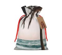 Cartoon Pigeon 1 Print Drawstring Gift Seasonal Bags Celebrations Eco-Conscious Holiday Present Packaging
