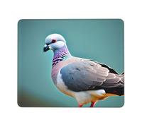 Cartoon Pigeon 4 Thick Desk Pad Mouse Mat with Lock Stitch Edge, Stable Non-Slip Surface for Computer Use