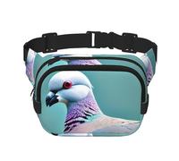 Cartoon Pigeon 4 Unisex Fashion Waist Packs, Stylish Fanny Packs for Workouts, Running, Traveling, and Hiking