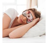 Cartoon Pigs Print Soft Eye Mask for Sleep Mask Sleep Eye Mask for Women Men Sleeping Sleeping Travel