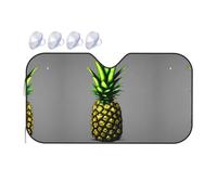 Cartoon Pineapple Medium Car Windshield Sunshade - Quick Cooling in The car in Summer, Portable Storage Sunshade
