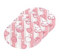Cartoon Pink Bear Dessert Shop Absorbent sponges for Household use Multipurpose Decorative Cleaning sponges for Household use New Home Essentials (3 Count)