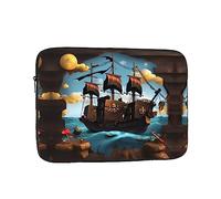 Cartoon Pirate Ship Laptop Inner Bag 10 Inch Laptop Sleeve Case For Laptop Briefcase Carrying Bag Pouch Skin Cover